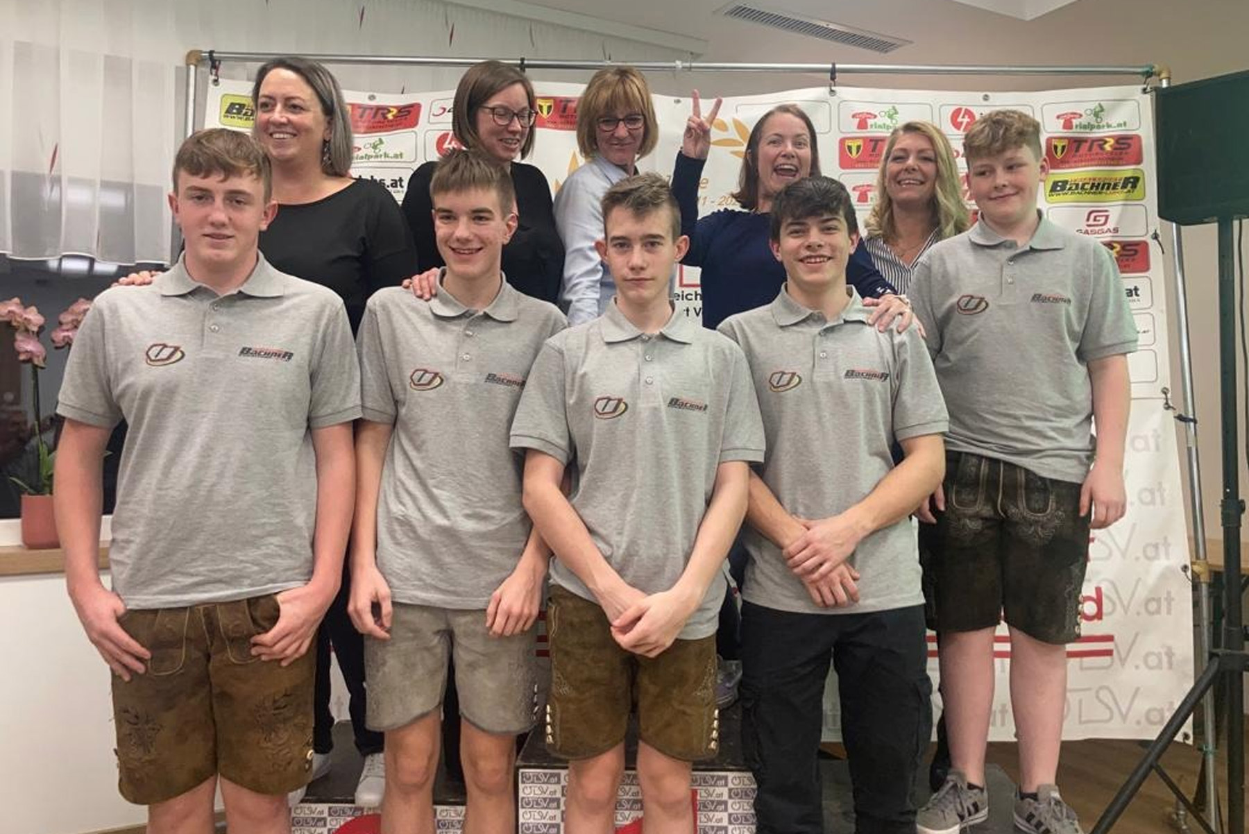 Vertigo Siegertruppe bei der ÖTSV Siegerehrung